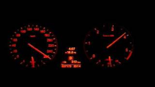 2009 BMW 525d E60 LCI Top Speed [upl. by Berlyn]