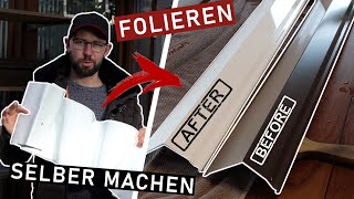 Selber FOLIEREN  Küchenfronten und Möbel [upl. by Sage35]