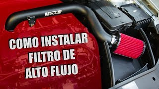 Como Instalar un FILTRO de Alto Flujo COLD AIR INTAKE al auto [upl. by Romilly768]