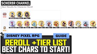 Disney Pixel RPG Reroll Guide Best Chars to Start [upl. by Eeryn327]