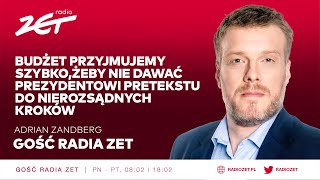 A Zandberg Budżet przyjmujemy szybkożeby nie dawać prezydentowi pretekstu do nierozsądnych kroków [upl. by Flannery]