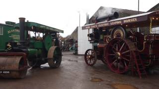 Burrell Showmans Engine The Masterpiece and Aveling 11347 [upl. by Acinnor]