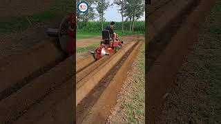 Mini Tractor Trencher Suitable For Trenching In Greenhouses [upl. by Nagey]