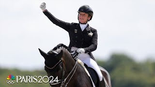 Isabell Werth wins HISTORIC 14th Olympic equestrian medal  Paris Olympics  NBC Sports [upl. by Hessney]