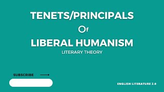 Tenets of Liberal Humanism in Hindi  Tenets of Liberal Humanism in Urdu 20 [upl. by Coral]