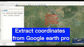 How to extract coordinates from Google Earth Pro [upl. by Germann]