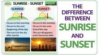 Sunrise vs Sunset  What is the difference [upl. by Itoc234]