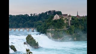 Rheinfall Switzerland the largest waterfall in Europe [upl. by Mirabelle]