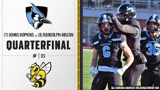 7 Johns Hopkins vs 8 RandolphMacon Highlights  D3 Football Quarterfinals 2023 [upl. by Nevad]