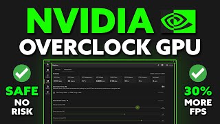 Nvidias NEW Overclock Setting  Huge FPS Boost 100 Safe [upl. by Neenahs]