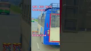 TGS RTC WL2 Warangal🎉tsrtc tsrtcbus travel trending youtubeshorts automobile [upl. by Hotchkiss]