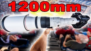 Canon’s MOST EXPENSIVE and LONGEST Lens EVER 20000 RF 1200mm F8 REVIEW [upl. by Bloom769]