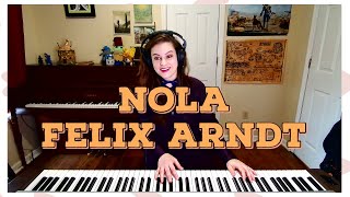 Nola by Felix Arndt Ragtime Piano Cover 1915  Christina Pepper Novelty Rag [upl. by Bud910]