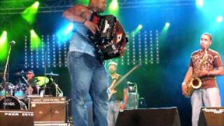 Dwayne Dopsie amp the Zydeco Hellraisers  BRBF Peer 2010 [upl. by Yahsal]