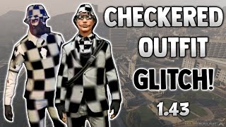 GTA 5 How To Get CHECKERED Outfits Glitch 143 MODDED OUTFITS Best GTA 5 Clothing Glitches [upl. by Ricketts]