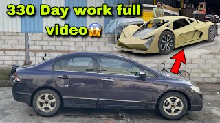 FULL 330 DAYS WORK OF LAMBORGHINI TERZO HOMEMADE😱 [upl. by Astrea]