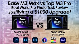 Base M3 Max vs Top M3 Pro  Justifications for a 1000 Upgrade [upl. by Pavlish]