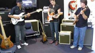 Mailloux Jazz Bass live at Brisbane Guitar Show 2010 with Vase Amps [upl. by Edobalo]