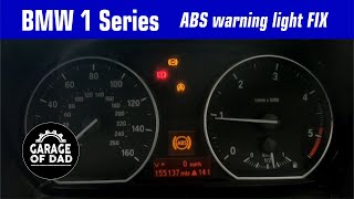 BMW 1 Series E81 E82 E87 E88 ABS speed sensor FIX [upl. by Maclean]