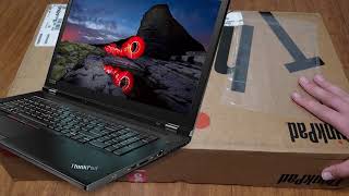 ThinkPad P73 4k Screen  Unboxing 1080p [upl. by Dulce]