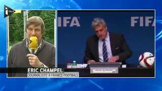 quotIl faudrait que Sepp Blatter sen aille pour le bien du footballquot selon Eric Champel [upl. by Nohpets]