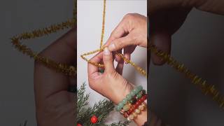 DIY Easy Christmas Tree Decoration Idea With Pipe Cleaner [upl. by Etheline256]