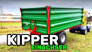 Einachser Dreiseitenkipper Traktor Kipper Einachsdreiseitenkipper EDK [upl. by Ziladnerb679]