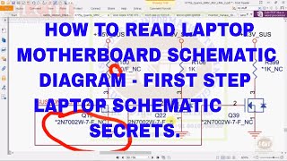 Motherboard schematics analysis  part 2  laptop motherboard repair [upl. by Aikemahs]