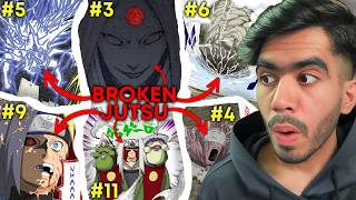 20 MOST BROKEN Naruto Jutsu Used Only Once 🔥  Daddy Vyuk [upl. by Trab]