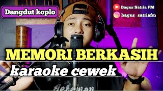 Memori berkasih  karaoke tanpa vokal cewek dangdut koplo [upl. by Chery842]