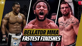 The FASTEST finishes in Bellator history 🔥 [upl. by Herve230]