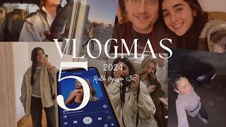 VLOGMAS 5  Nuevas obsesiones de música de ropa de correr y risas en la oficina SIEMPRE 🧡🎧🍳 [upl. by Aynotahs]