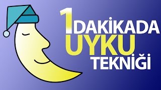 Uyku sorunu olanlar için 1 dakikada uyuma tekniği Açıklamayı okuyun [upl. by Loree]