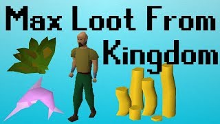 OSRS MAXED Loot From Kingdom Management [upl. by Quirita]