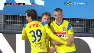 Highlights • Sporting Charleroi 3  2 KVC Westerlo 25112023 [upl. by Ahsieki]