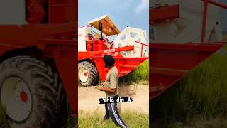 COMBINE HARVESTER DASMESH 9100bestcombine farming newcombine [upl. by Natsirk974]