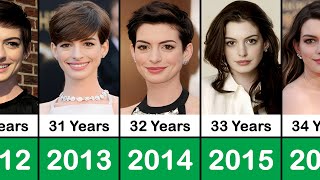 Anne Hathaway From 1998 To 2023 [upl. by Hsetim]