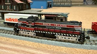 AZL 633181 Alco RS3 Rock Island Locomotive 471 Test Run at zscalehobo 10262024 [upl. by Kcinemod788]