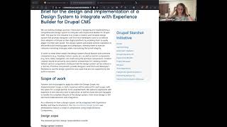 Drupal CMS Experience Builder Design System AMA [upl. by Nnayrb]