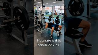 How Rare Is It To Bench 225 lbs [upl. by Landahl]