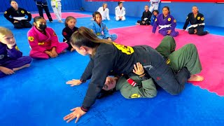 CHRISTIANNY LIMA WOMENS BRAZILIAN JIU JITSU class HARBOR CITY TORRANCE CARSON LOMITA LOS ANGELES CA [upl. by Zilada824]