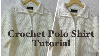 How To Crochet A Polo Shirt [upl. by Rissa954]