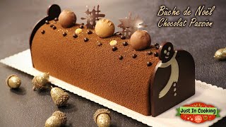 ❅ Recette de Bûche de Noël Chocolat Passion ❅ [upl. by Duntson]