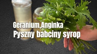 JAK ZROBIÄ† BABCINY SYROP Z GERANIUM prosty przepis prostoismacznie4151 [upl. by Ettegroeg]