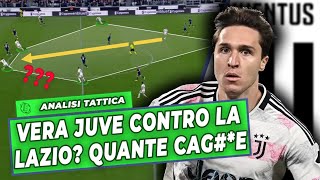 VERA JUVE CONTRO LA LAZIO  2  0   QUANTE CAG°E   Analisi Tattica [upl. by Desmund]