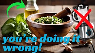 How AUTHENTIC Pesto tastes different Traditional Italian food that everyone loves [upl. by Eciral]