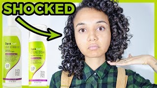 SO MUCH SHRINKAGE DEVACURL Light Defining Gel VS Styling Cream [upl. by Nikaniki]