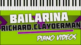 Bailarina De Cajita De Musica  Richard Clayderman Piano Tutorial  Piano videos ツ [upl. by Arlyn]