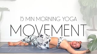 15 Min Morning Yoga Full Body Flow amp Stretch DAY 17 [upl. by Garrick]