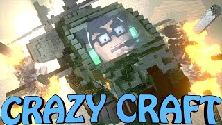 Minecraft  Crazy Craft 30  Ep 9 quotBUILDING THE HELIPADquot [upl. by Salahcin]